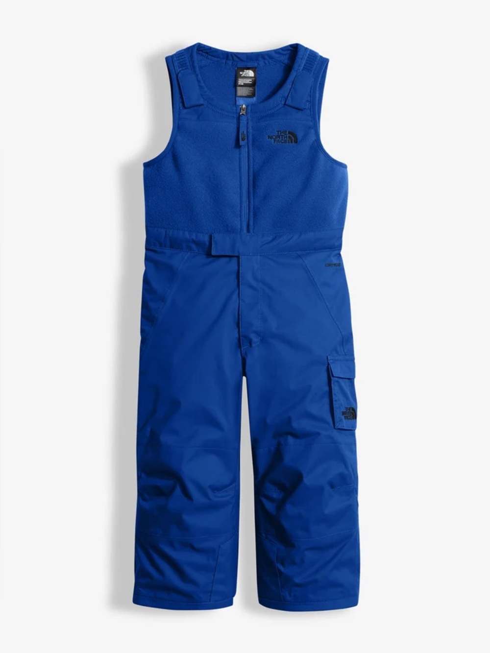 North Face Insulated Bib Kids Snowpant - Bright Cobalt Blue 2T
